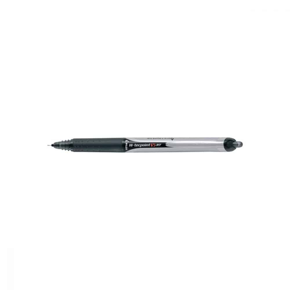 Stylo à bille rétractable Hi-Tecpoint RT 0,5 mm - noir