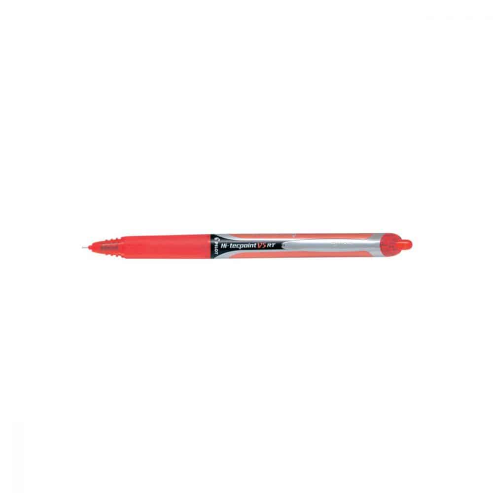 Stylo à bille rétractable Hi-Tecpoint RT 0,5 mm - rouge