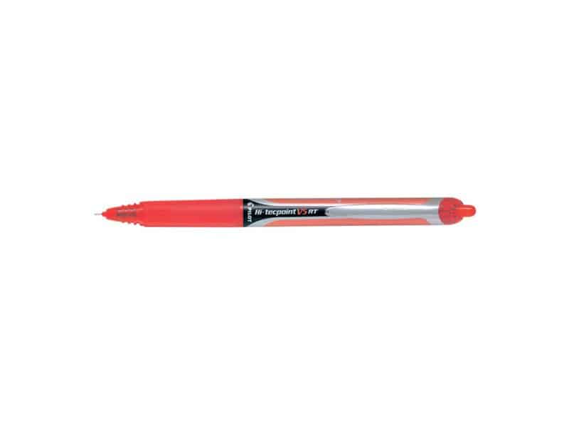 Stylo à bille rétractable Hi-Tecpoint RT 0,5 mm - rouge
