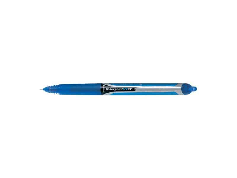 Stylo à bille rétractable Hi-Tecpoint RT 0,7 mm - bleu