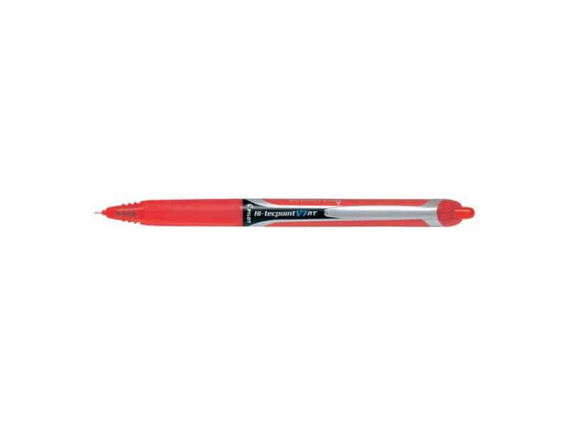 Stylo à bille rétractable Hi-Tecpoint RT 0,7 mm - Rouge