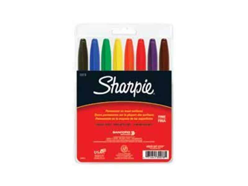 Paquet de 8 marqueurs Sharpie pointe fine