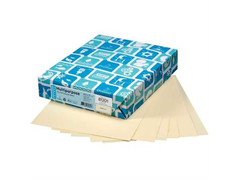 Papier lettermark 20lbs Ivoire 8.5 x 11 (500fls)