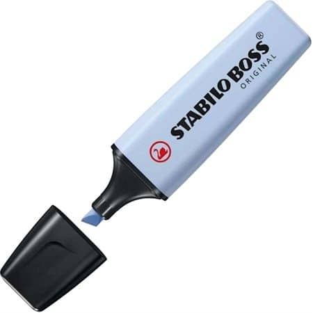 Surligneur Stabilo Boss Pastel Bleu Nuageux