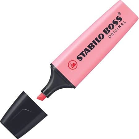 Surligneur Stabilo Boss Pastel Rose Poudré
