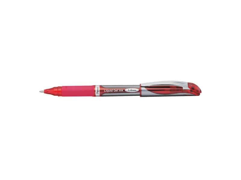 Stylo à bille roulante Pentel EnerGel 1.0 - rouge