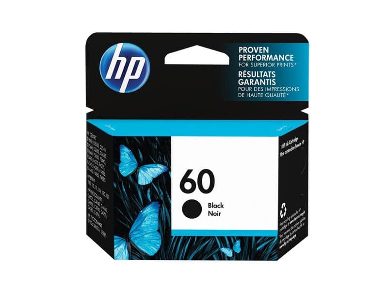 Cartouche jet d'encre HP 60 noir
