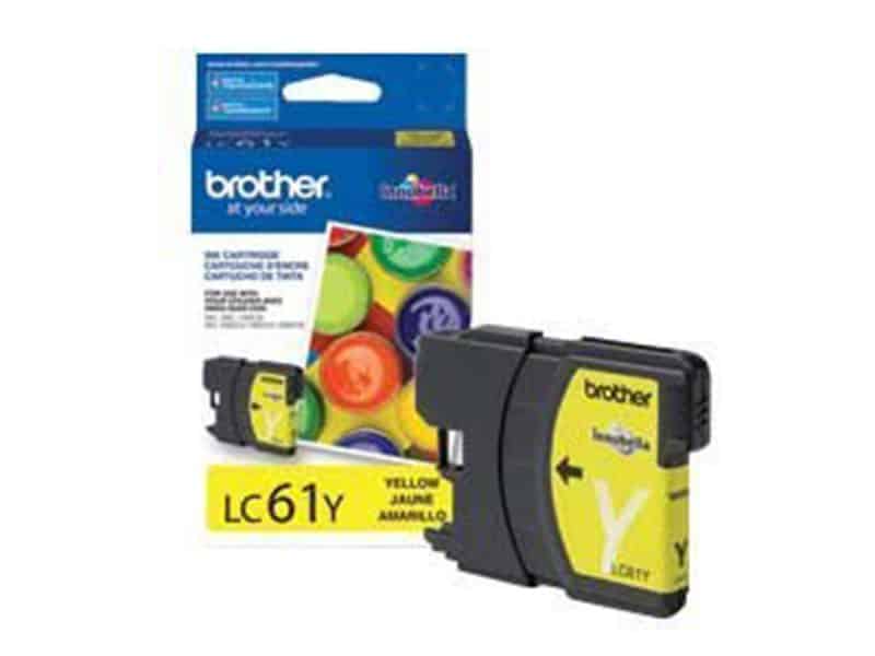 Cartouche jet d'encre Brother LC61 - jaune
