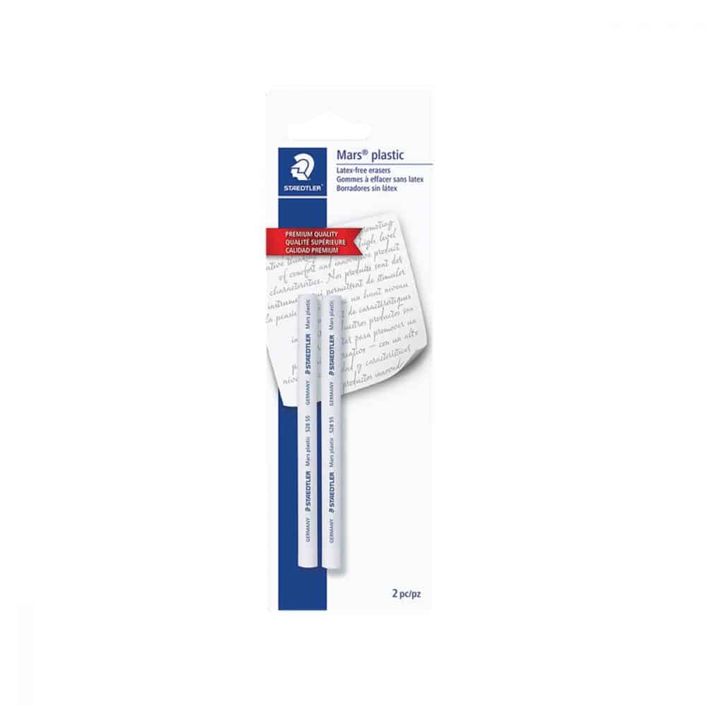 Paquet de 2 effaces pour porte-efface Steadtler Mars