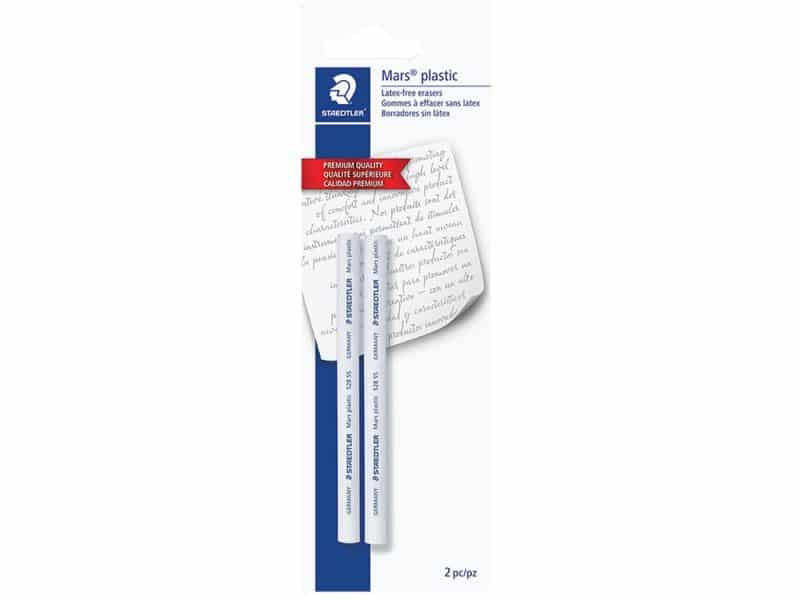 Paquet de 2 effaces pour porte-efface Steadtler Mars