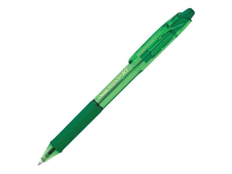 Stylo rétractable Pentel RSVP 0.7 - Vert