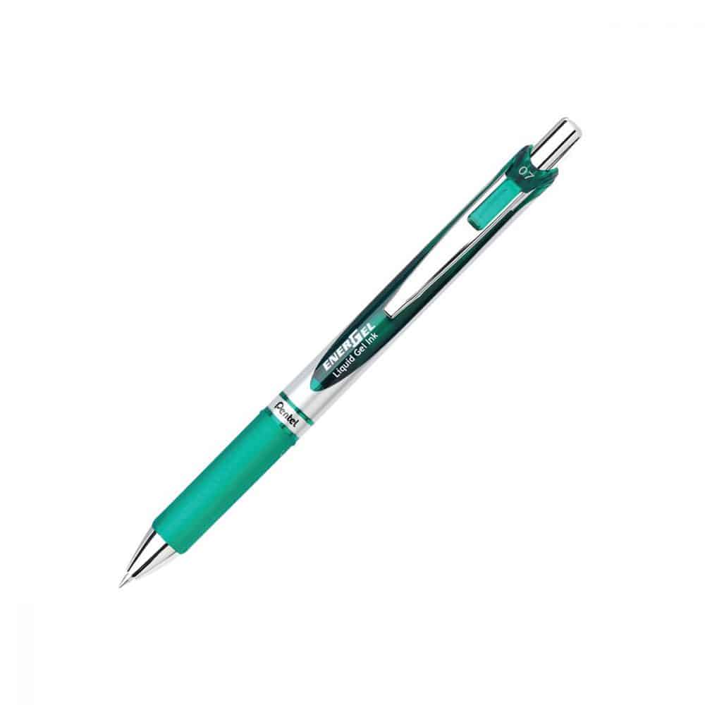 Stylo rétractable Pentel Énergel 0.7 - Vert