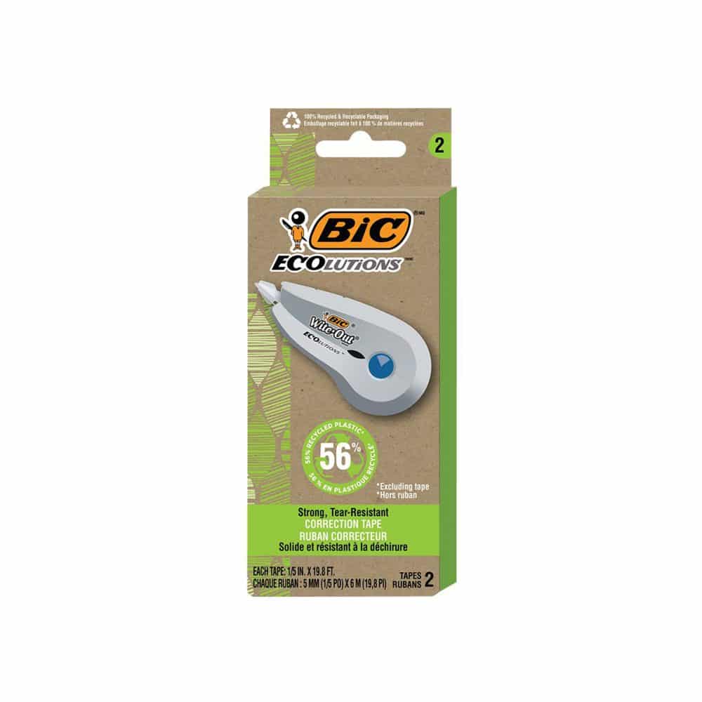 Ruban correcteur mini Wite-out Ecolution ( Paquet de 2)