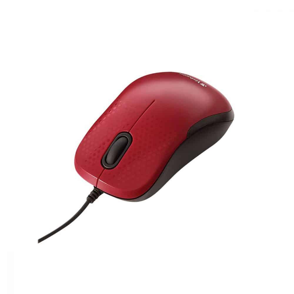 Souris filaire Verbatim silencieuse - rouge