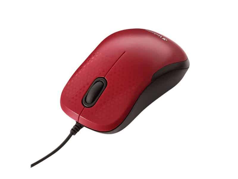Souris filaire Verbatim silencieuse - rouge