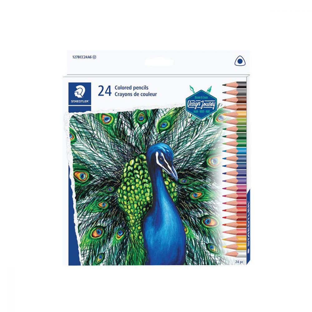 Crayons de couleurs Staedtler - boite de 24