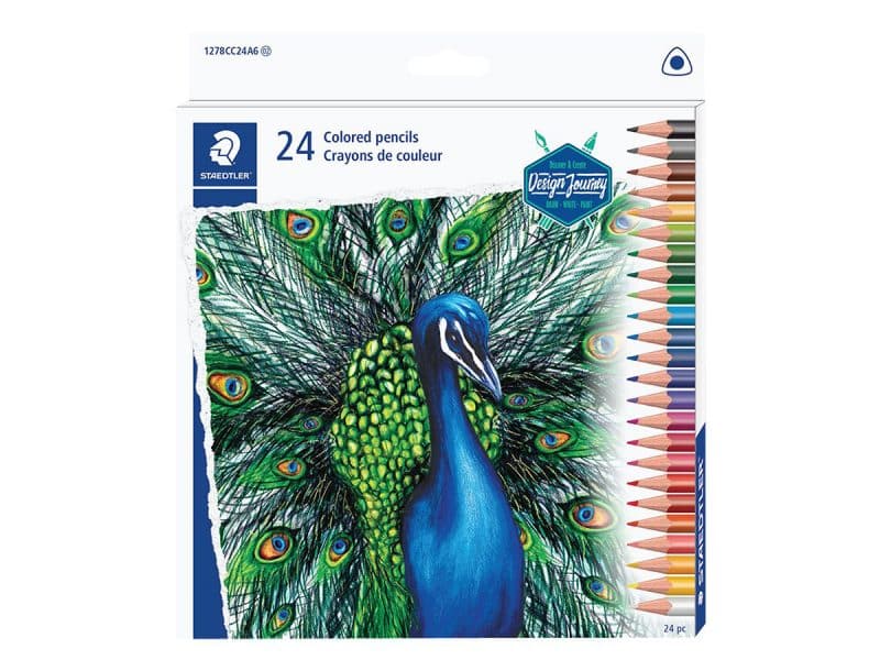Crayons de couleurs Staedtler - boite de 24