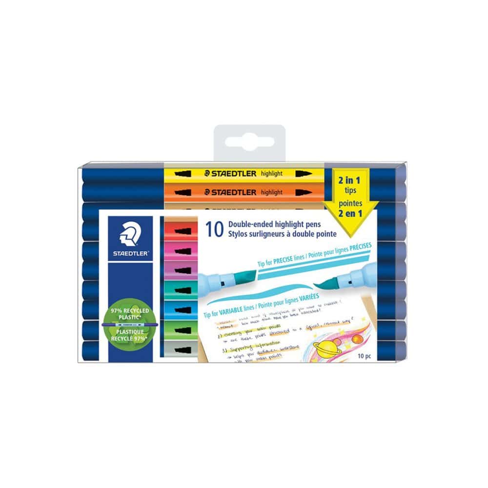 Stylos surligneurs à double pointe Staedtler