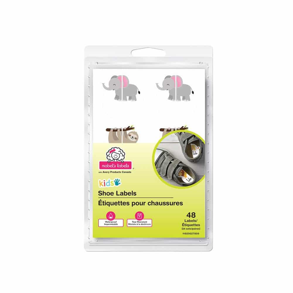 Étiquettes pour chaussures - animaux