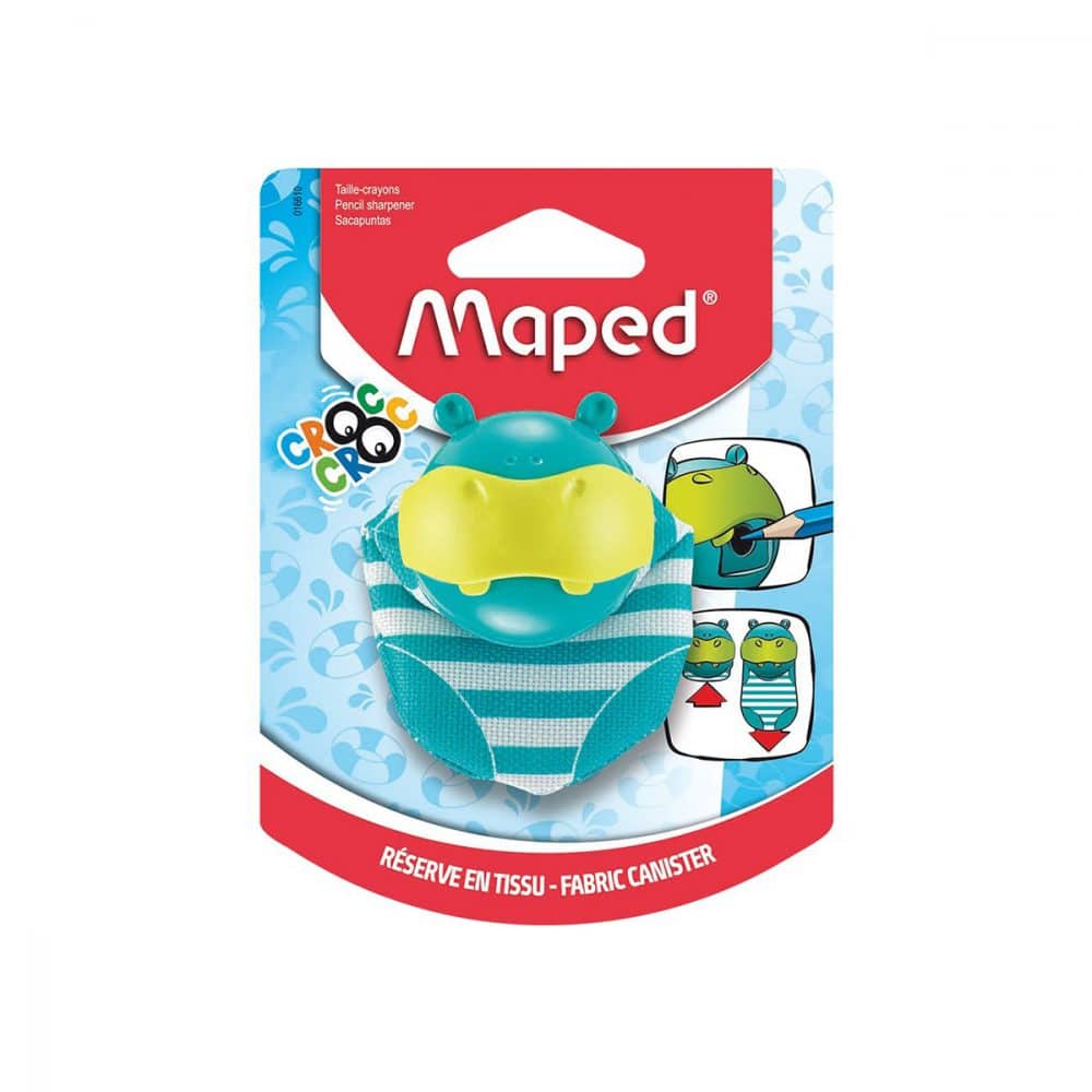 Taille-crayon 1 trou Maped croc-croc hippo