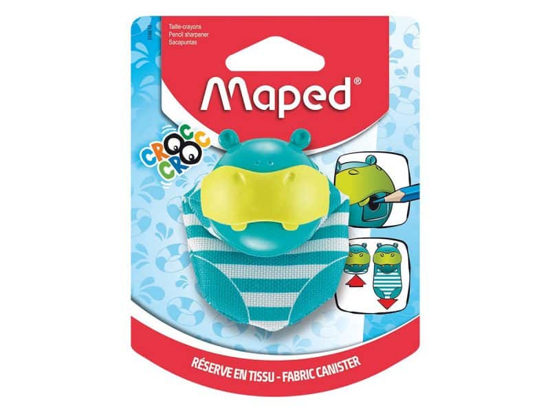 Taille-crayon 1 trou Maped croc-croc hippo