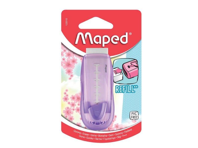 Porte-gomme Maped pastel - couleurs assorties