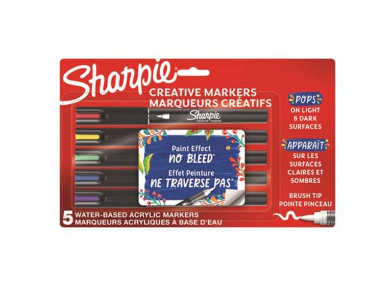 Ensemble de 5 marqueurs créatifs Sharpie pointe pinceau
