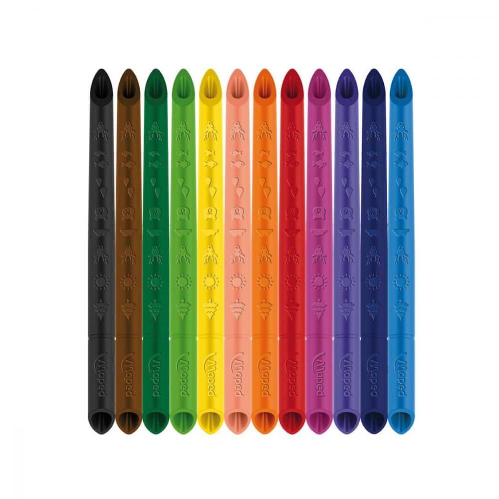 Enselmbe de 12 crayons Maped Color'Peps Infinity – Image 2
