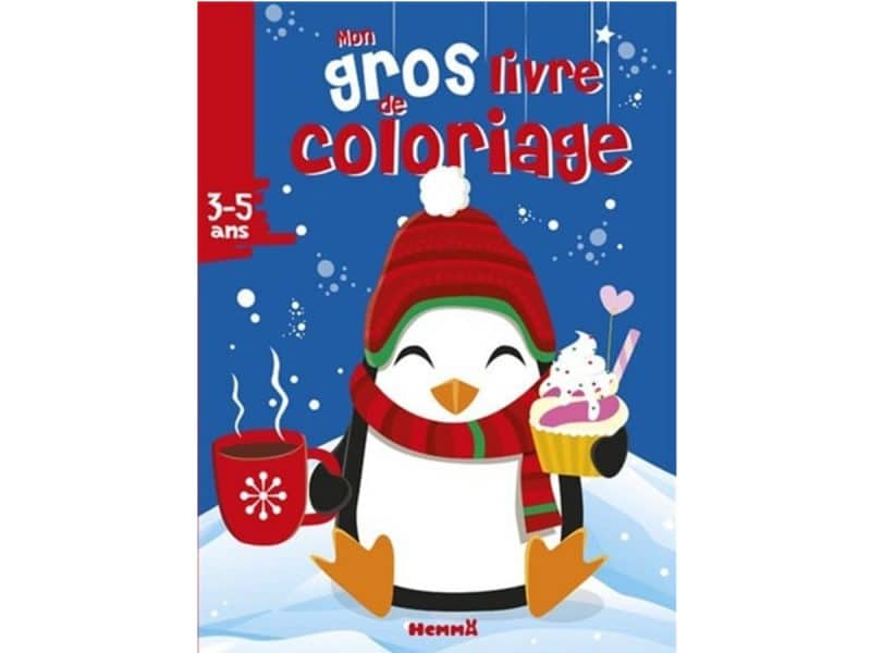 Mon gros livre de coloriage pingouin