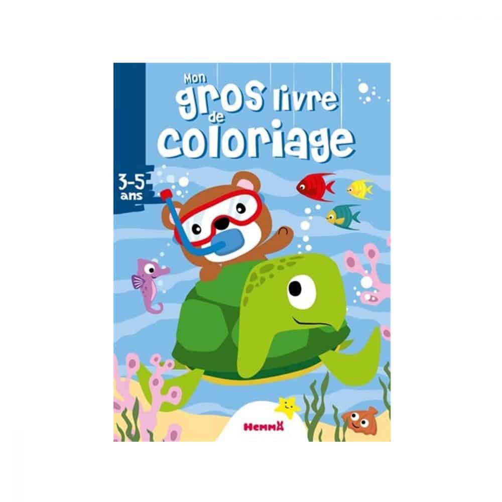 Mon gros livre de coloriage ours tortue