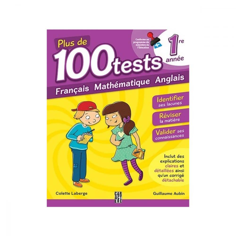 Plus de 100 tests 1ere année