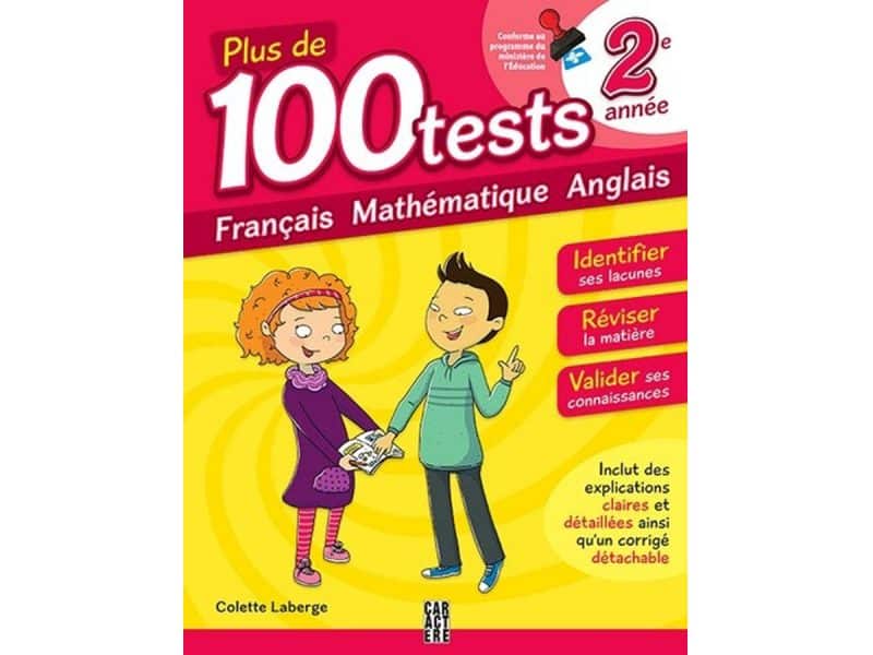 Plus de 100 tests 2e année