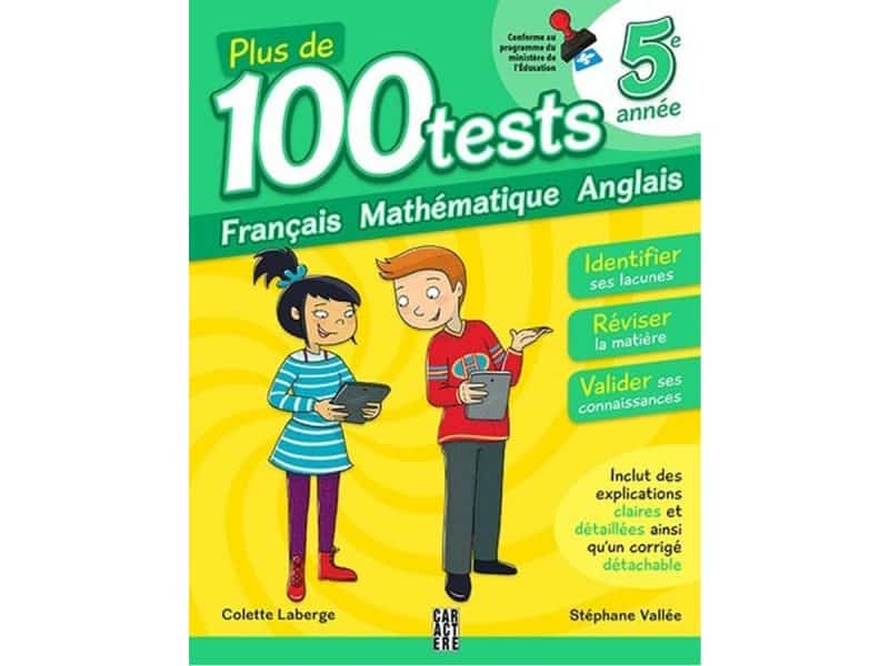 Plus de 100 tests 5e année