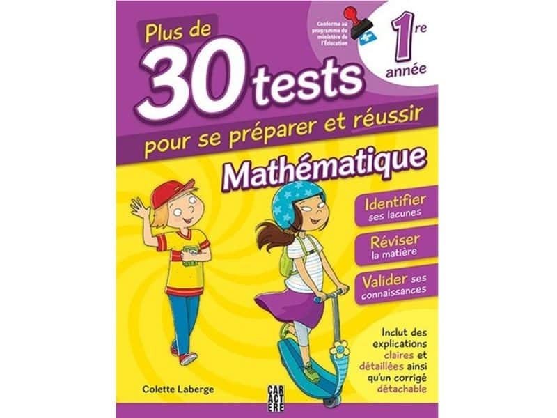 Plus de 30 tests pour se préparer et réussir 1ere année Math