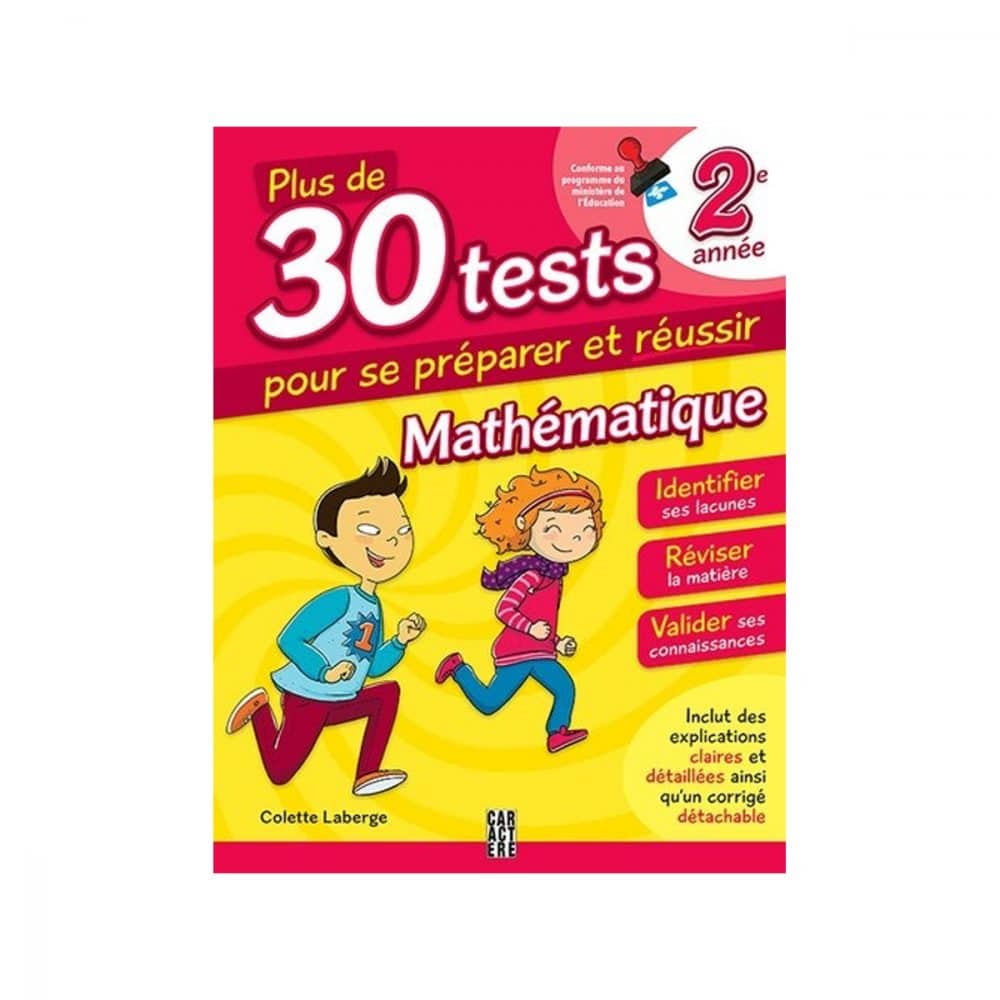 Plus de 30 tests pour se préparer et réussir 2e année maths