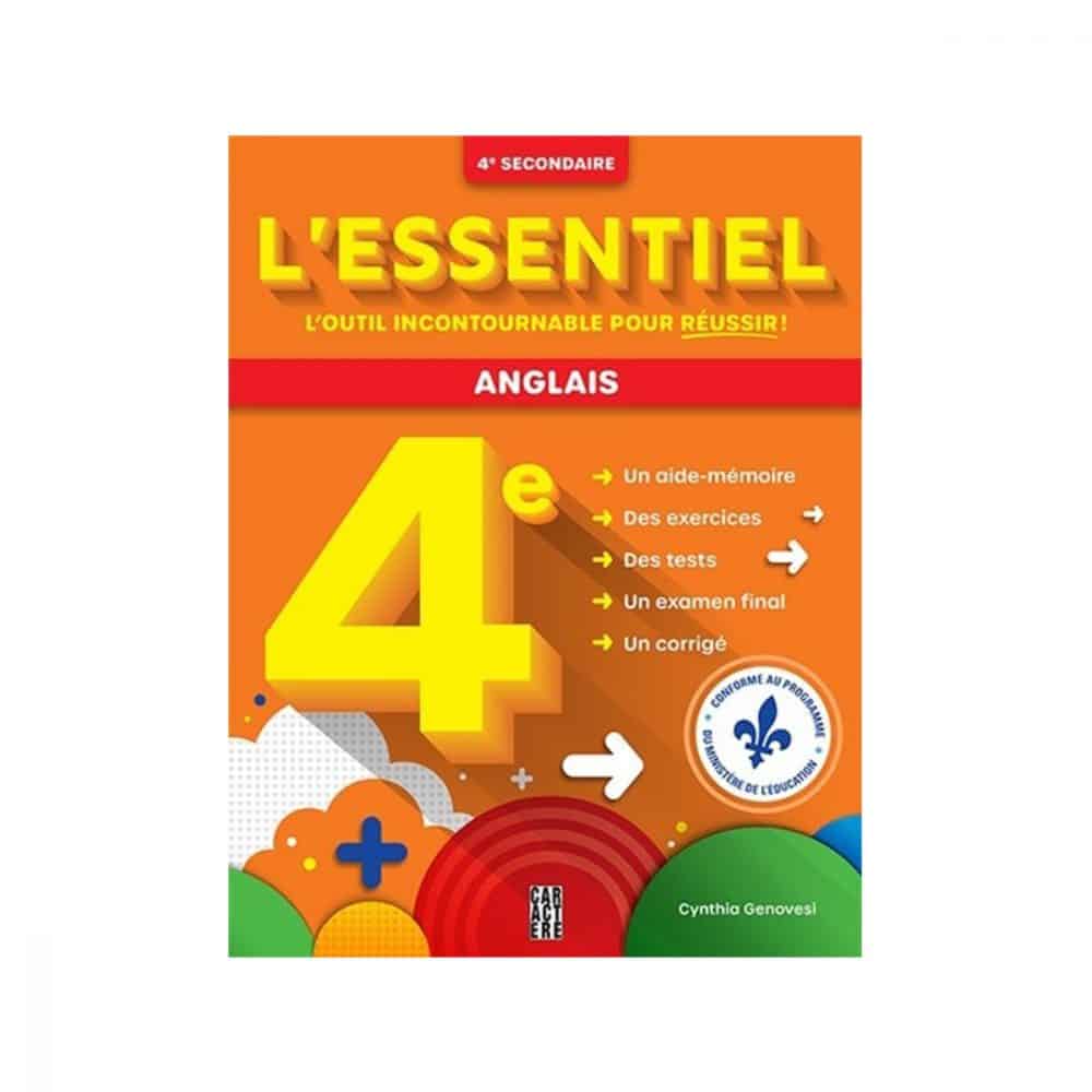 L'essentiel 4e secondaire Anglais