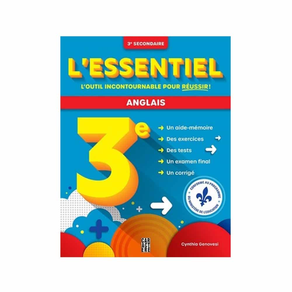 L'essentiel 3e secondaire Anglais