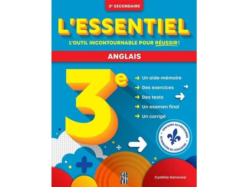 L'essentiel 3e secondaire Anglais