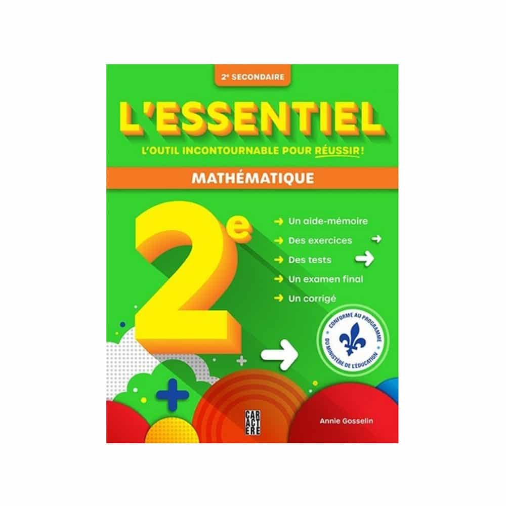 L'essentiel 2e secondaire Mathématique