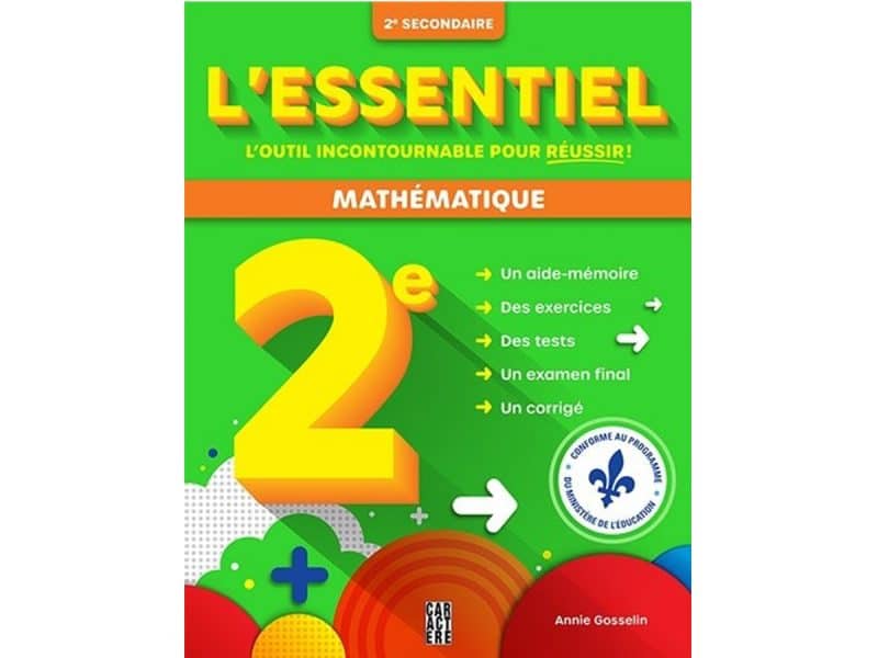 L'essentiel 2e secondaire Mathématique