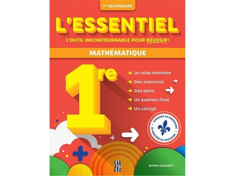 L'essentiel 1er secondaire Mathématique