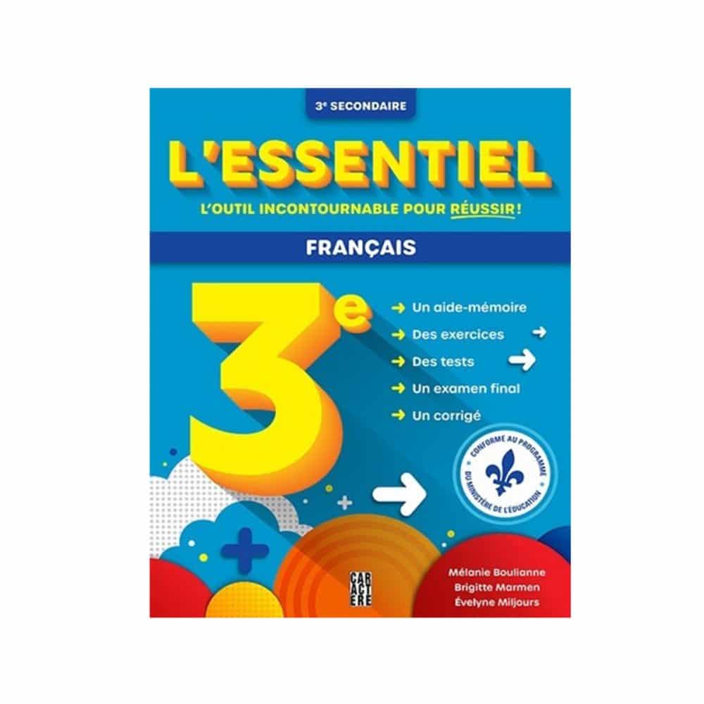 L'essentiel 3e secondaire Français