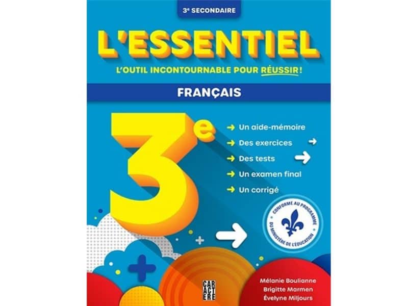 L'essentiel 3e secondaire Français