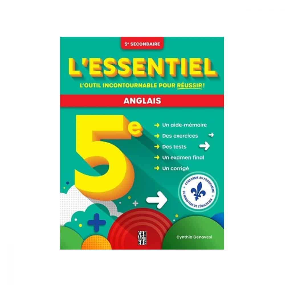 L'essentiel 5e secondaire Anglais
