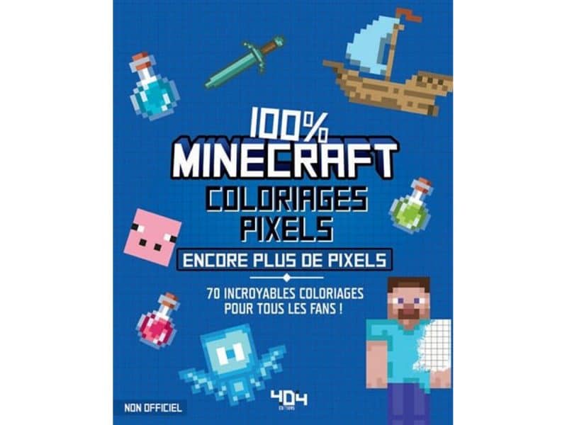 Minecraft encore plus de pixels coloriages pixels