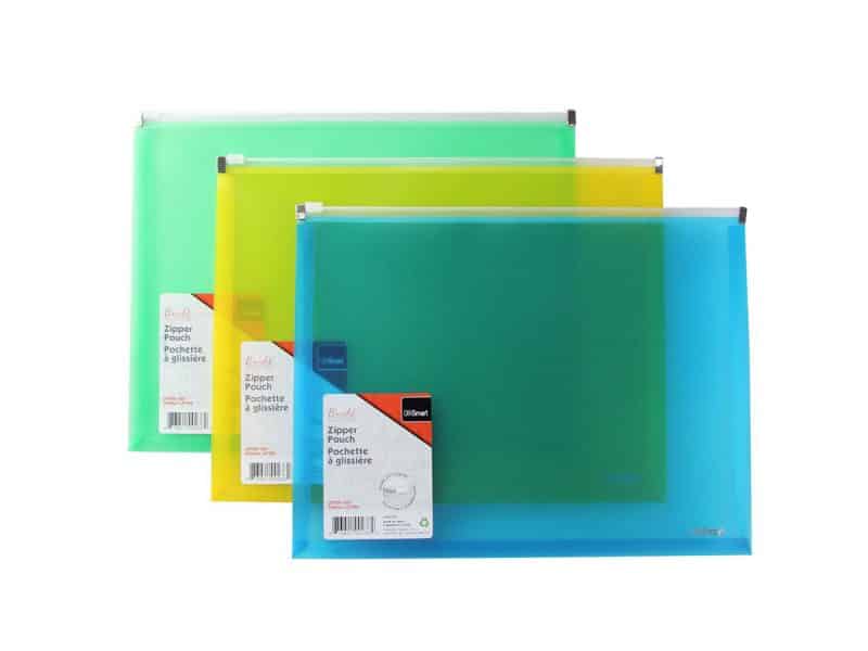 OFFISMART Enveloppe expansible à glissière, assortie