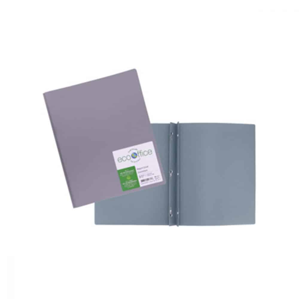 duo-tang en poly 3 attaches EcoOffice - gris