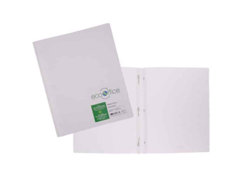 duo-tang en poly 3 attaches EcoOffice - blanc