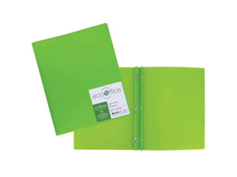 duo-tang en poly 3 attaches EcoOffice - vert