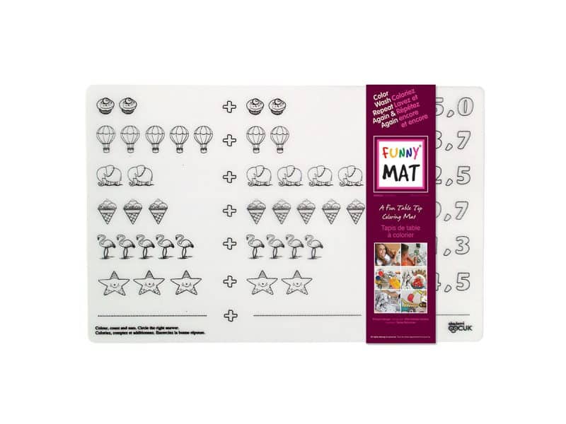 Napperon à colorier - Additions